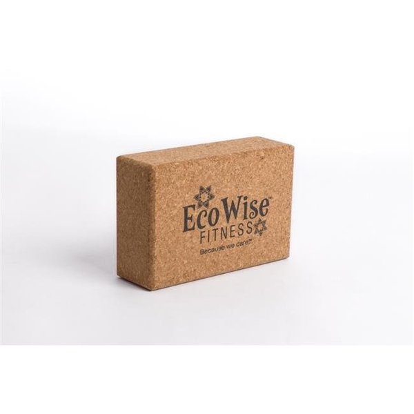 Ecowise EcoWise 82130 EcoWise Cork Yoga Block - 3 x 6 x 9 in. 82130